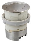 Hubbell 15a Kitchen Counter Receptacle  Surface Mount  Pop Up  Rct200nk  Nickel