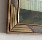 Vtg Jesus Christ The Last Supper Print Art Deco Framed