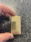 Vintage Marlboro Long Horn Slim Brass Zippo Lighter  - Free Shipping