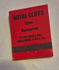 Vtg Matchbook Royal Cliffs Diner Restaurant Englewood Cliffs  Nj Unstruck Full