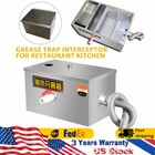 Grease Trap Interceptor Stainless Steel 13 8x9 8x9  4 Stage Kitchen Separator