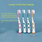 8 Packs Kids Toothbrush  Extra Soft Lovely Deer Toddler Toothbrush For Kids 2-8