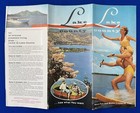 Vintage 1960s Lake County California Brochure   Map-clear Lake Blue Lakes Etc 2
