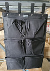 6-pocket Universal Hotel Janitor Housekeeping Cart Caddy Bag Snap On Black