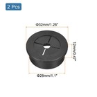 2 Pcs Cable Cord Grommet 1-1 8 Inch Desk Grommet Flexible Rubber Grommets