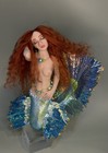 Ooak  Mermaid  betta Fish  Art Sculpture   fantasy Art By Mystic Beings 