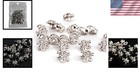500 Pcs Silver Skull Cross-bone Rapid Rivets For Leather Crafting Metal Studs