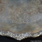 Vintage 1847 Roger Bros Footed Cake Plate  9426 Silver Plate Heritage Is 15 