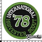 1978 International Harvester Scout Embroidered Patch Black b olive Iron sew-on
