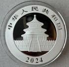          2024 China Silver Panda  999 30g     Uncirculated Bu 