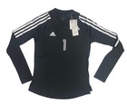 Youth Adidas Goalkeeper Jersey  New tag  Number 1  Long Sleeve  Black Or Blue