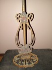 Antique Vintage 20  Lamp Desk Light - For Restoration Ornate Brass - Victorian