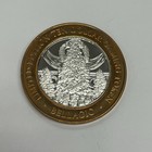  10 Bellagio Las Vegas  999  60 Oz Silver Round Token Gaming