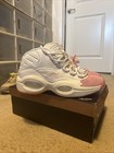 Reebok Question Mid    pink Toe    Iverson G55120 Men   s Size 9 Brand New never Worn