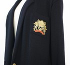 Vintage St John Wool Black Sweater Jacket From The 1980s - Size 12