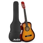     moukey 38  Acoustic Guitar Dreadnought Basswood With Bag Tuner Strap Pick Capo