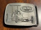 Vtg 1976 Nhra Drag Racing Belt Buckle National Hot Rod Assoc Championship Car