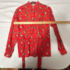 Vintage 70s Ellen Tracy Blouse Sz  13 14