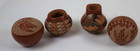 Lot Of 4 Jemez Nm Pueblo Pottery Native American  all Signed 