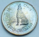 Canada 1967 50 Cents Half Dollar Silver Coin - Specimen Strike - Nice Colour