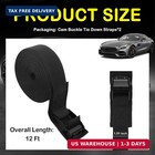 2pcs 12ft Car Cam Buckle Tie Down Straps adjustable Car Lashing Straps With Buck