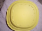 New Lot Of 4 Tupperware 9 5 Plates Avocado Green Microwavable Excellent
