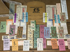 Vintage Lot Of 50 London Transport British Uk Bus Tickets Merseyside Guernsey