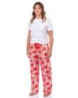 Strawberry Shortcake Pajama Pants Women s Gingham Print Lounge Bottoms