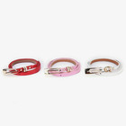 Ladies Women Fashion Skinny Thin Faux Leather Waist Belt Adjustable Soft Skater 