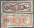 El Salvador  Old Par Of 1   2 Colones Cafeto Design 1958   1960 Series Zf   Dj