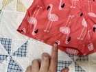 Hanna Andersson Boys Swim Trunks Flamingo Print Size 3 Drawstring