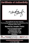 Vaughn Taylor Authentic Signed Pga Notecard W certificate Autographed  a0002 