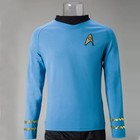 The Original Series Captain Kirk Gold Shirts Tos Spock Blue Red Uniforms Costume