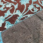 Prayer Rug Prayer Mat Fringe Edge  Blue Floral  Made In Turkey   44  X 27 