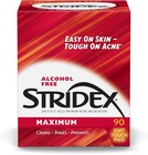 Blistex Alcohol Free Stridex Maximum 90 Pads Each  pack Of 3 
