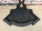 Antique Cast Iron Ornate Fireplace Tool Holder Stand Eastlake Victorian