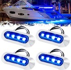3 8   Waterproof Boat Marine Led Lights Courtesy Interior Deck Light Navigati   