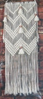Solid Oak Macrame Wall Hanging Kit Tassel Natural Branch Coastal Boho Craft 32in