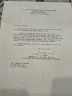 Lot X4 Ww2 Wwii Us Army   Navy Signed Letters - Truman Bradley Forrestal Clark