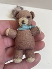 Vintage Miniature Teddy Bears For Doll House Small Handmade 4 In Lot