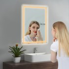 Dimmable Anti-fog Led-bathroom-mirror-with-lights De-fogging Time 500 700mm Usa