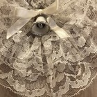 Vtg 1950   s Serving Apron  Bridal  Shower Or Wedding  Server   Lace And Steer