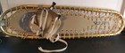 Vintage Sherpa Snow Claw Snowshoes Gold Aluminum Bar Leather Bindings 25   x 8   