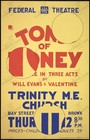 Tons Of Money 1934 Federal Theatre Project Poster Wall Art Print Retro