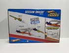 New - Hot Wheels Wall Tracks Seesaw Smash Track Set Car Powered Action - Read