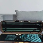 Premium 4 4 Wooden Violin Case With Backpack Strap handles Carry-on Case