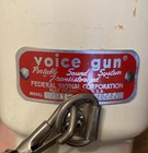 Federal Signal Voice Gun Megaphone Bullhorn A12s  Vintage Heavy Duty
