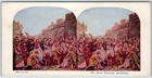 C1920s Jerusalem Palestine Israel Jesus Christ Ride Art Stereoview Christian V47