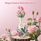 3d Puzzles Vase For Adults  160 Pieces Plastic Diy Unique Pattern Vase  Crafts F