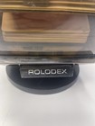 Vintage Rolodex Model Sw-24c Covered Rotary Swivel File Usa Wood Grain No Cards 